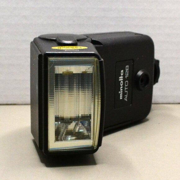 Minolta Auto 128 Flash Designed X Series Cameras Works 35mm SLR Photography - Picture 2 of 5